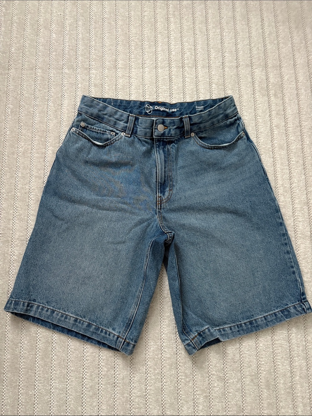 Original Use Men's Denim Shorts - Dark Blue Wash